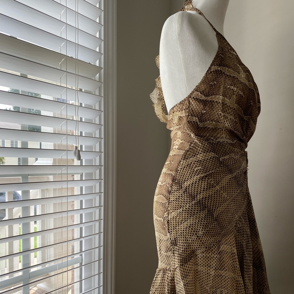 Genuine Roberto Cavalli Mini, Animal Print Wrap Dress - Picture 5 of 16